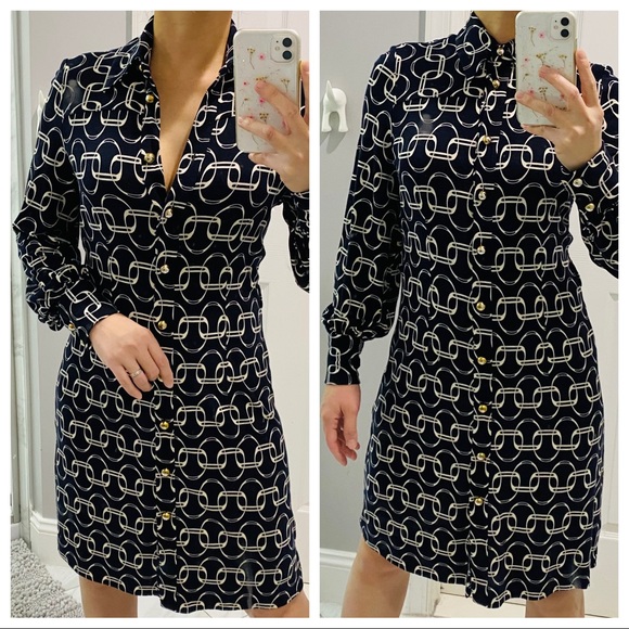 Milly Dresses & Skirts - Milly geometric prints jersey shirt dress